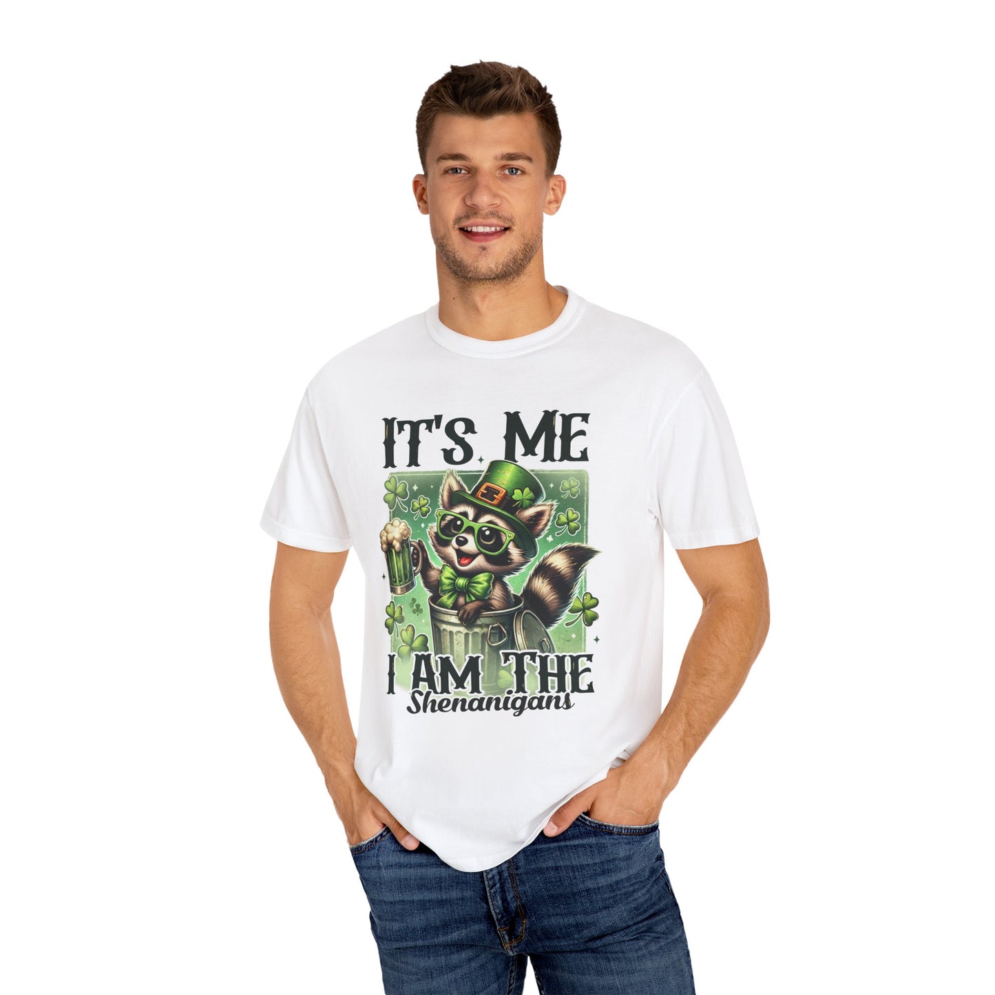 It's me I am the Shenanigans Unisex Garment-Dyed T-Shirt - Casual Vintage Style for Everyday Wear