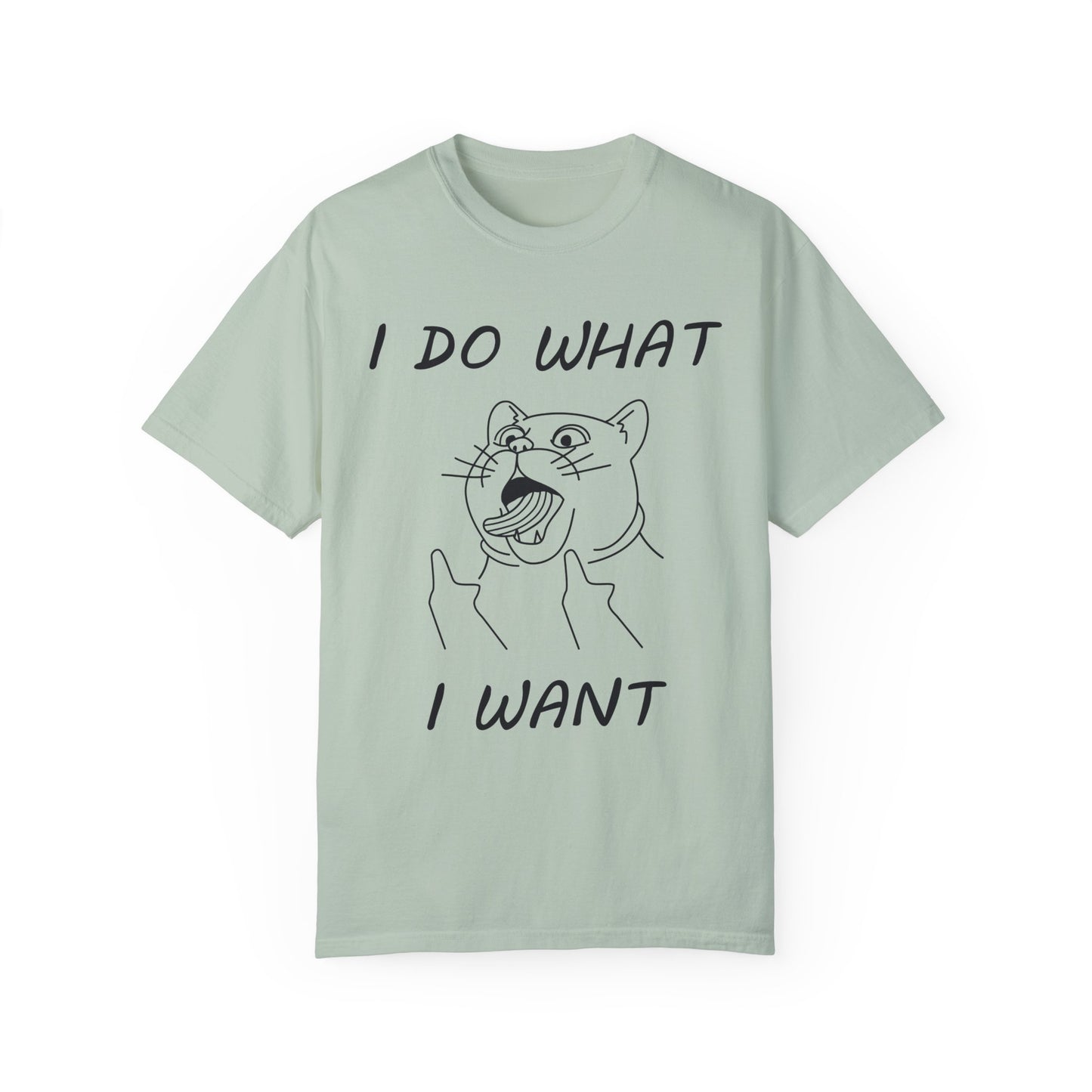 I do what I want Unisex Garment-Dyed T-Shirt - Casual Vintage Style for Everyday Wear