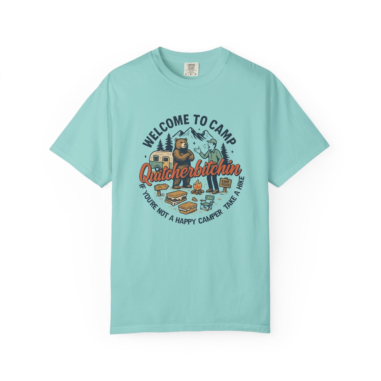 Quit bitchin Funny Unisex Garment-Dyed T-Shirt - Casual Vintage Style for Everyday Wear