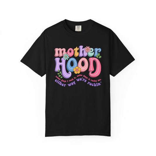 Motherhood Unisex Garment-Dyed T-Shirt - Casual Vintage Style for Everyday Wear