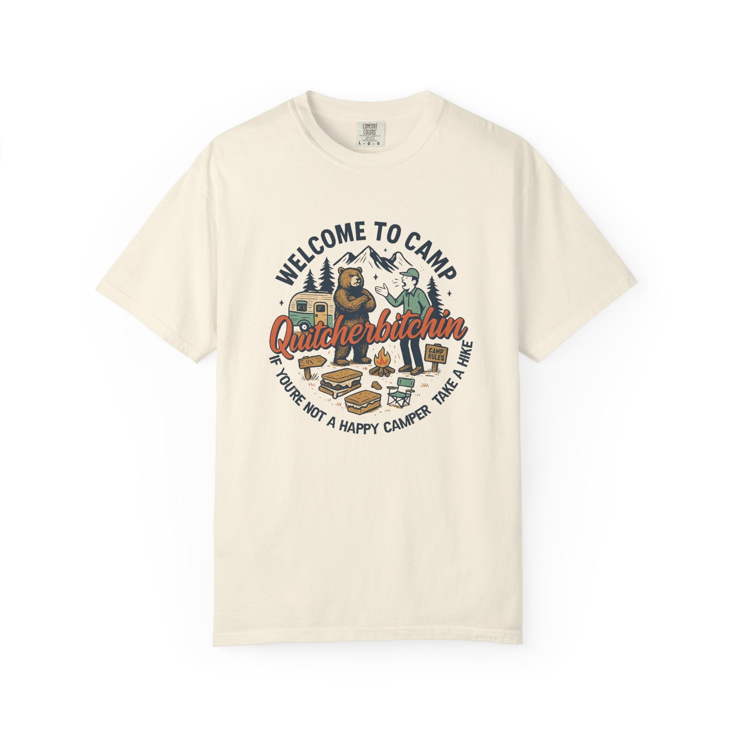 Quit bitchin Funny Unisex Garment-Dyed T-Shirt - Casual Vintage Style for Everyday Wear