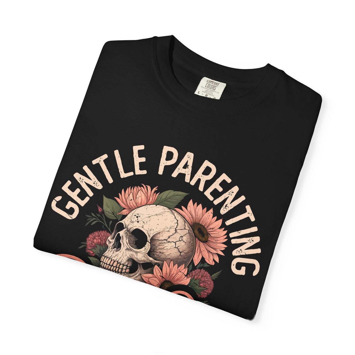Gentle Parenting Drop out Funny Unisex Garment-Dyed T-Shirt - Casual Vintage Style for Everyday Wear