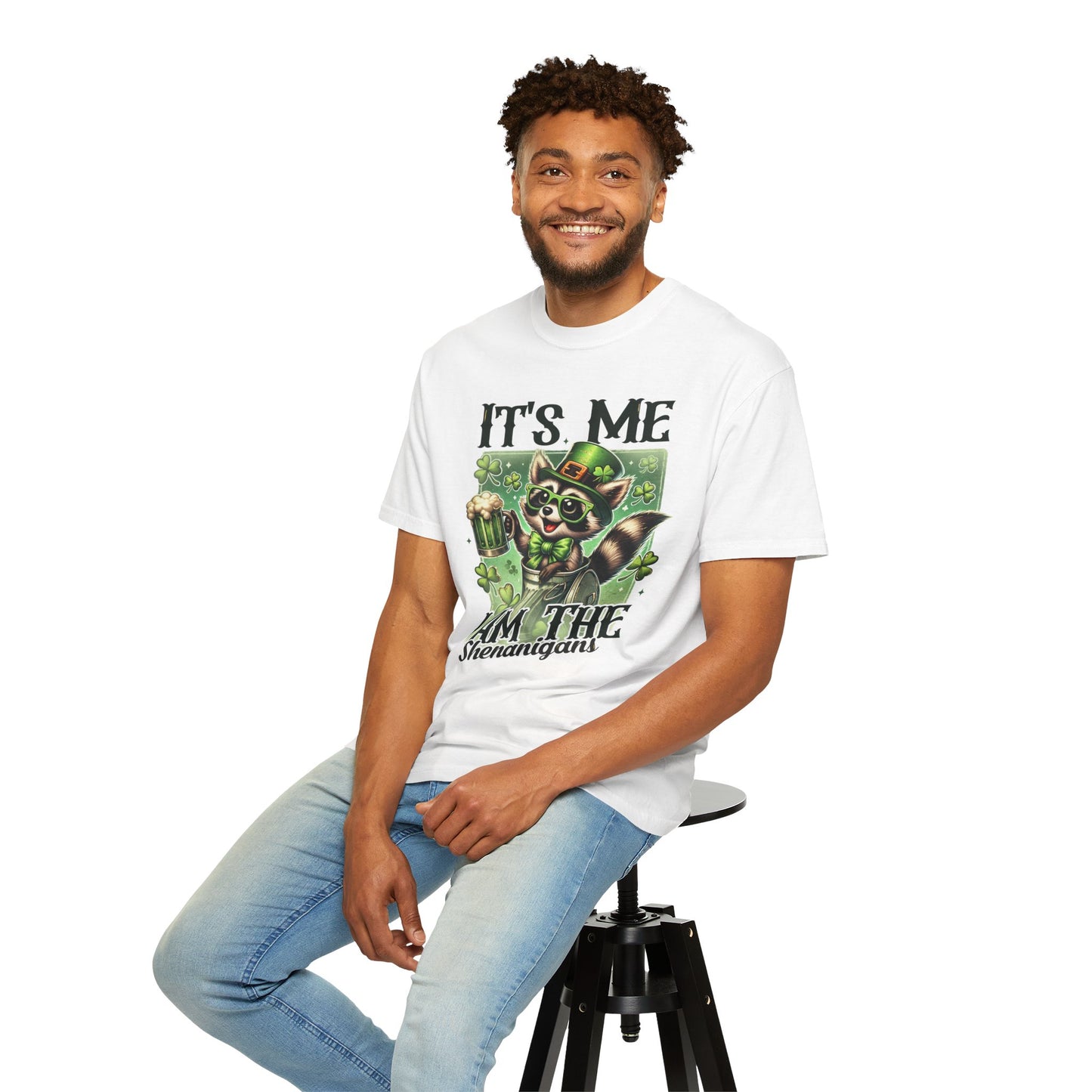 It's me I am the Shenanigans Unisex Garment-Dyed T-Shirt - Casual Vintage Style for Everyday Wear