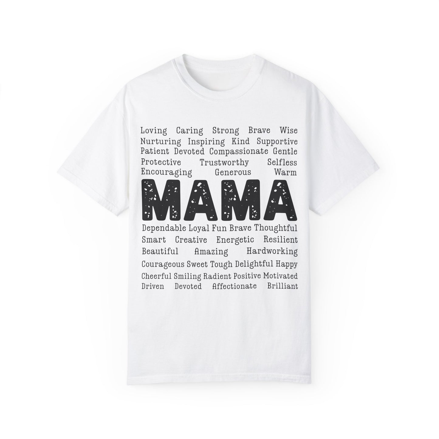 Mama Unisex Garment-Dyed T-Shirt - Casual Vintage Style for Everyday Wear