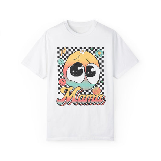 Mama Unisex Garment-Dyed T-Shirt - Casual Vintage Style for Everyday Wear