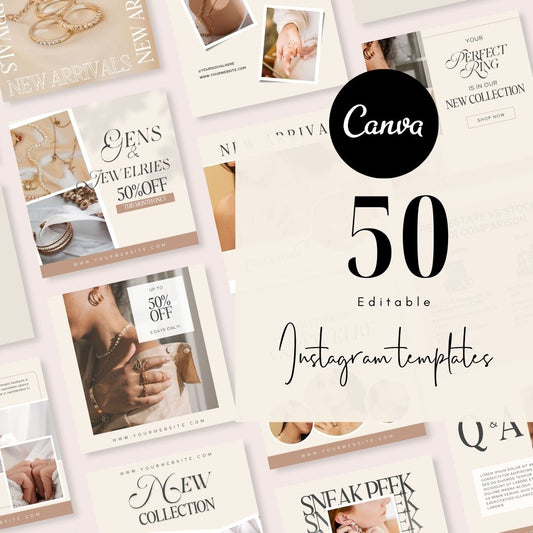 50 Beige Jewelry Instagram Posts