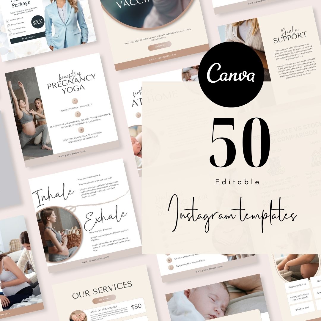 50 Doula Social Media Posts