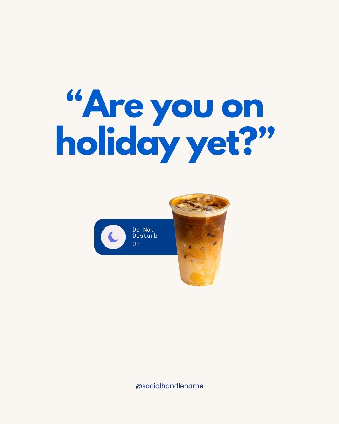 dream last night - fill cup Do not disturb