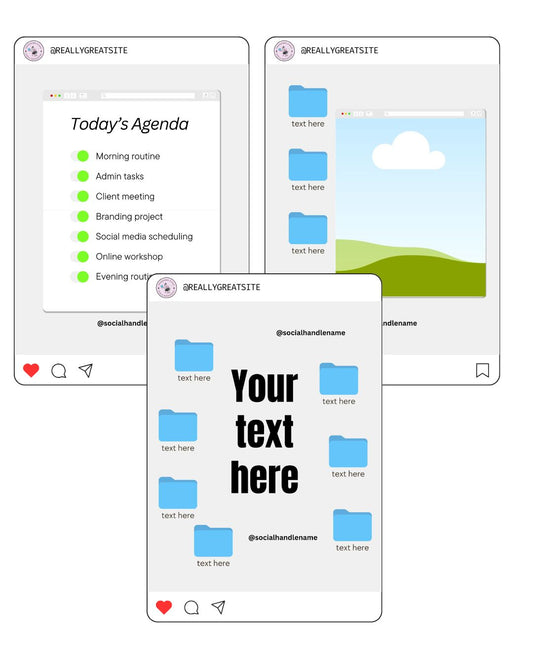 Folder Carousel Social Media Instagram