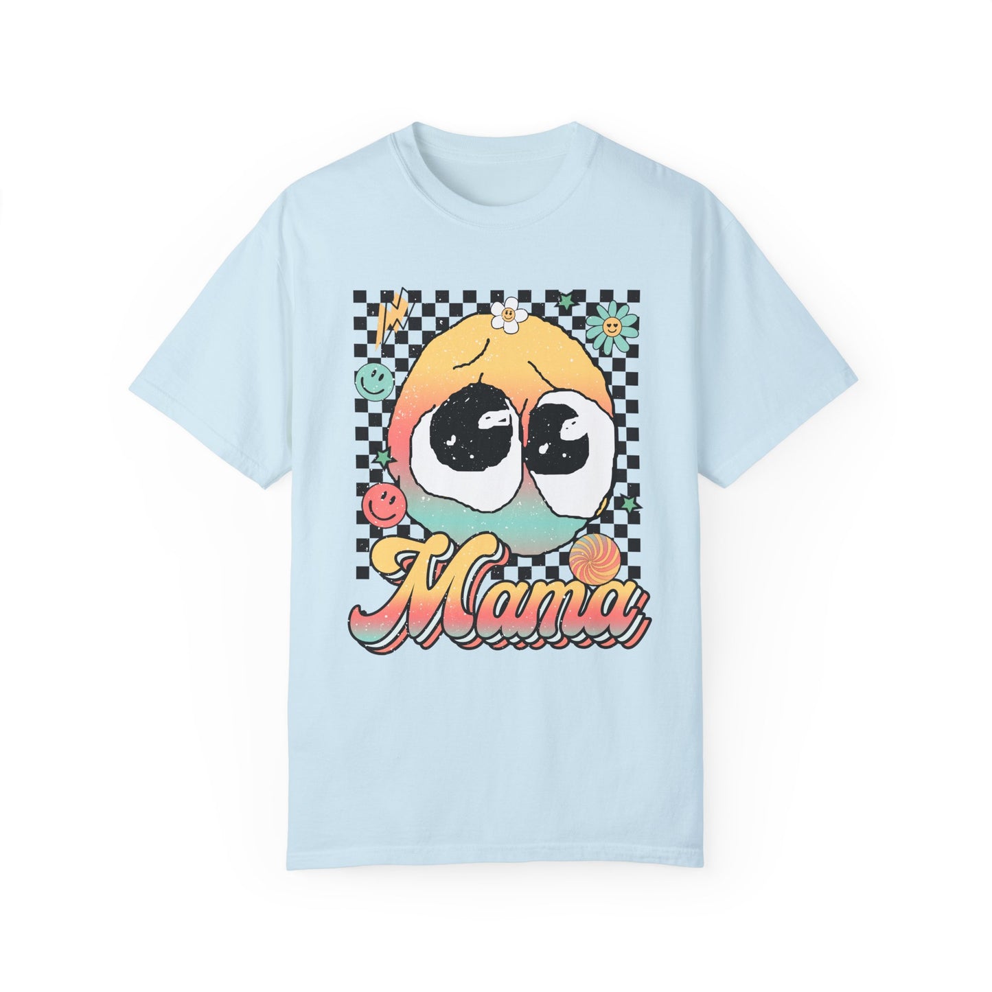 Mama Unisex Garment-Dyed T-Shirt - Casual Vintage Style for Everyday Wear