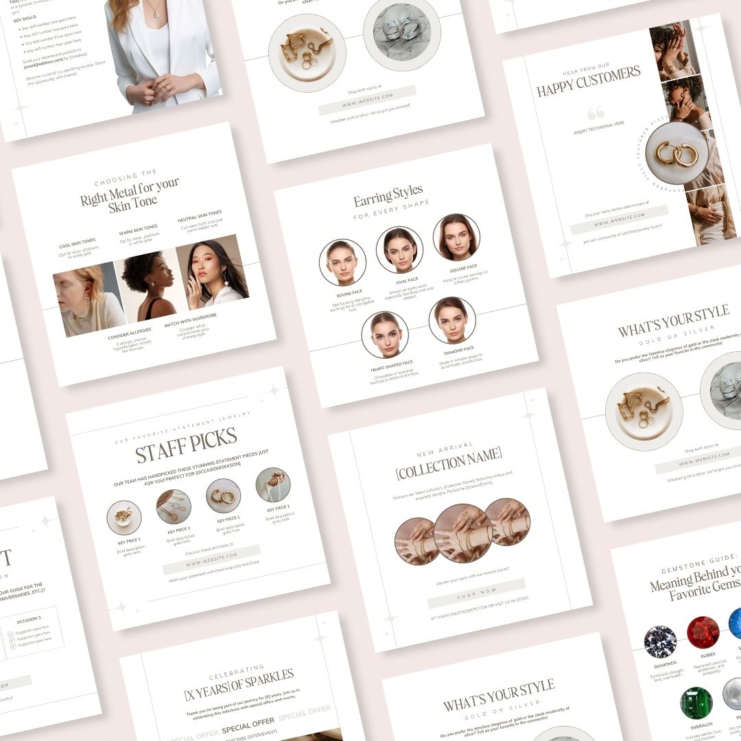 50 Jewelry Social Media Posts