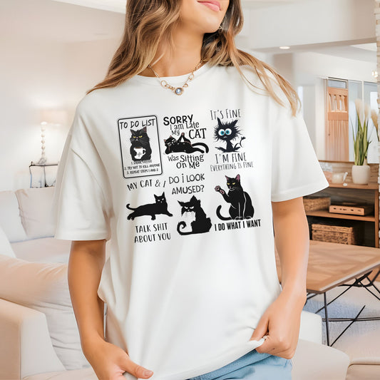 Funny Cats Unisex Comfort garment-dyed heavyweight t-shirt