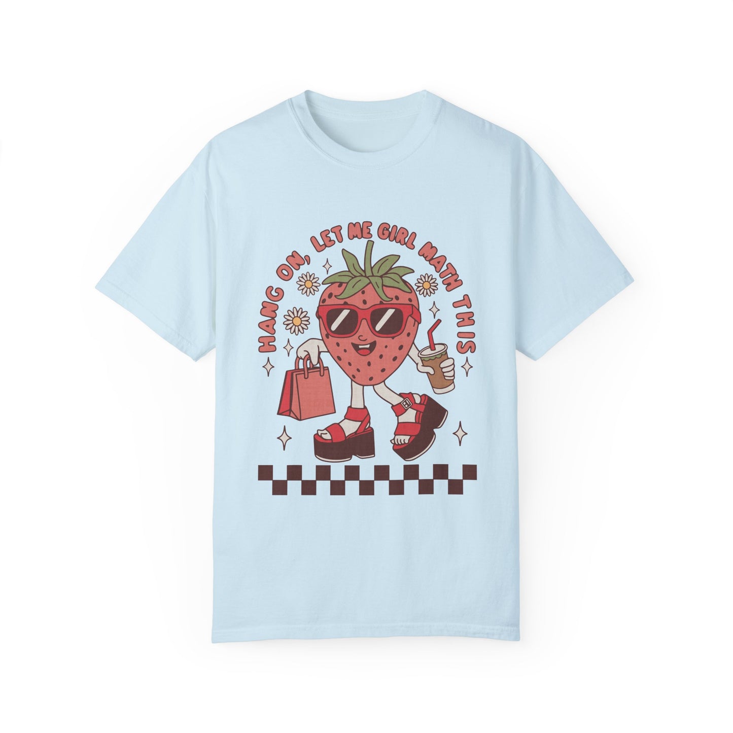 Hang on Let me hang math this Unisex Garment-Dyed T-Shirt - Casual Vintage Style for Everyday Wear