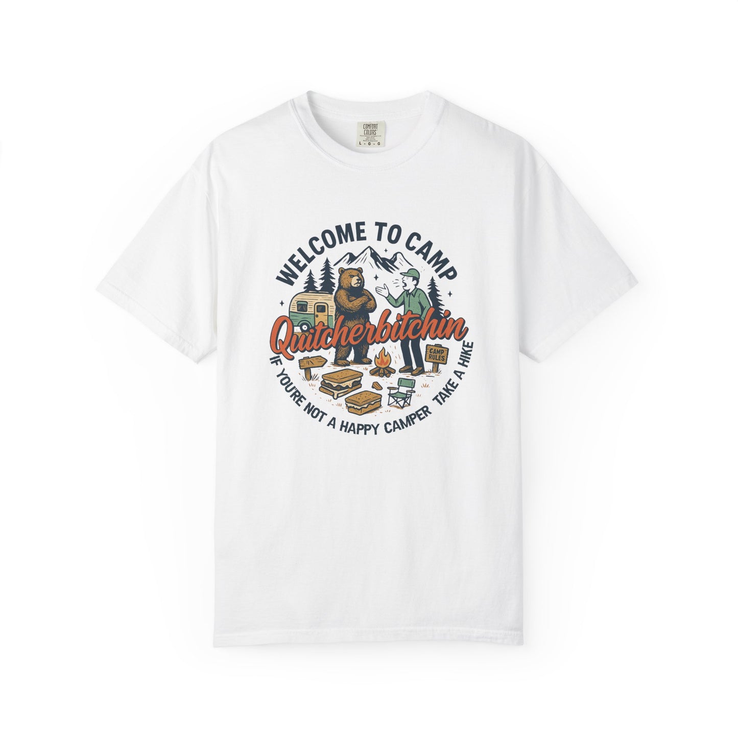 Quit bitchin Funny Unisex Garment-Dyed T-Shirt - Casual Vintage Style for Everyday Wear