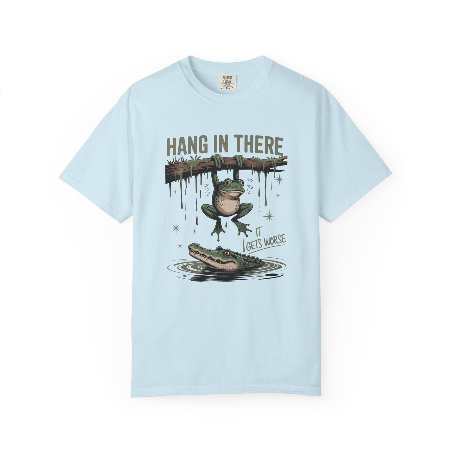 Hang in there Funny Unisex Garment-Dyed T-Shirt - Casual Vintage Style for Everyday Wear