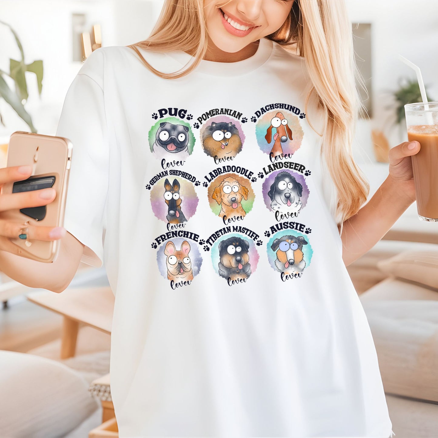 Funny Dogs Unisex Comfort garment-dyed heavyweight t-shirt