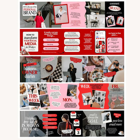 5 Seamless Instagram Carousel Posts for Your Business Using This Brand Style Theme