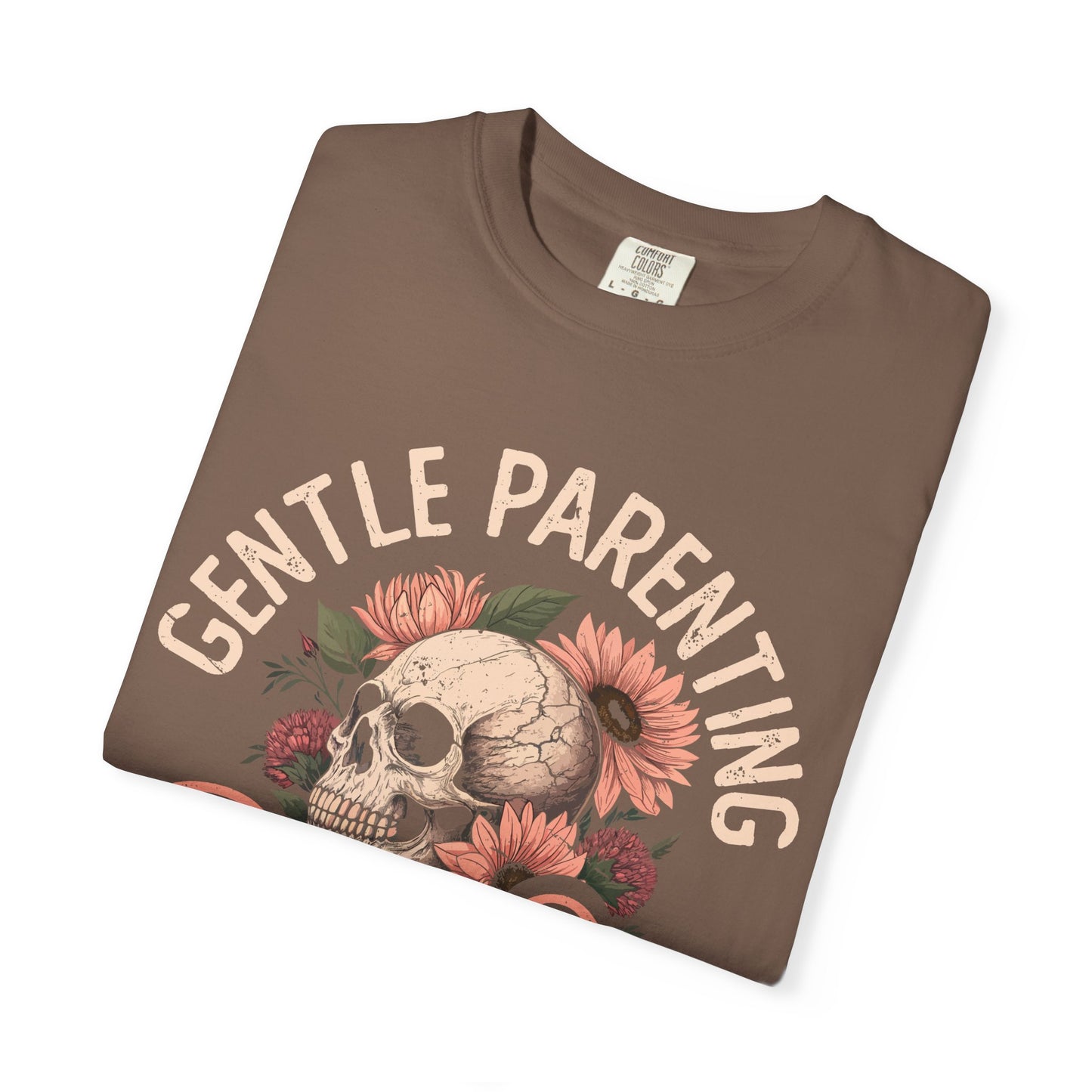 Gentle Parenting Drop out Funny Unisex Garment-Dyed T-Shirt - Casual Vintage Style for Everyday Wear