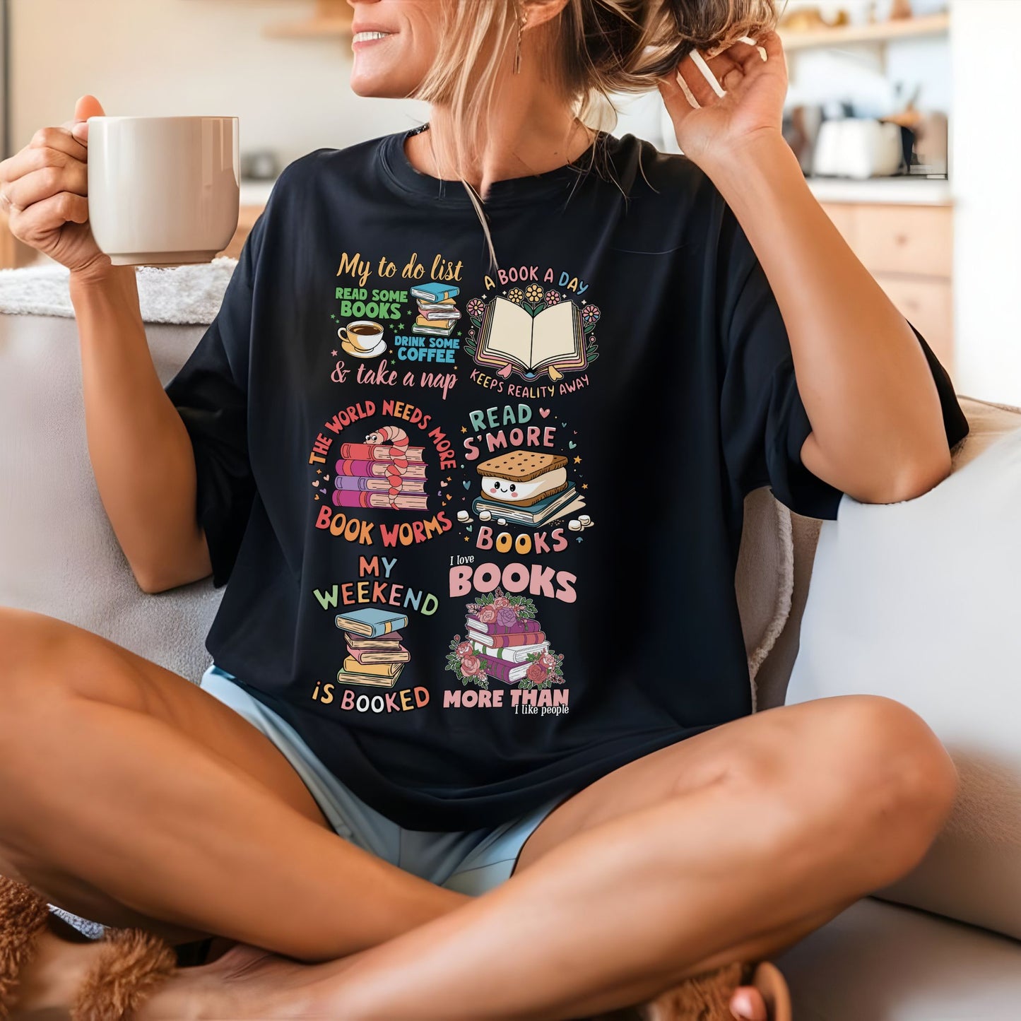 Funny Book Lovers Unisex Comfort garment-dyed heavyweight t-shirt