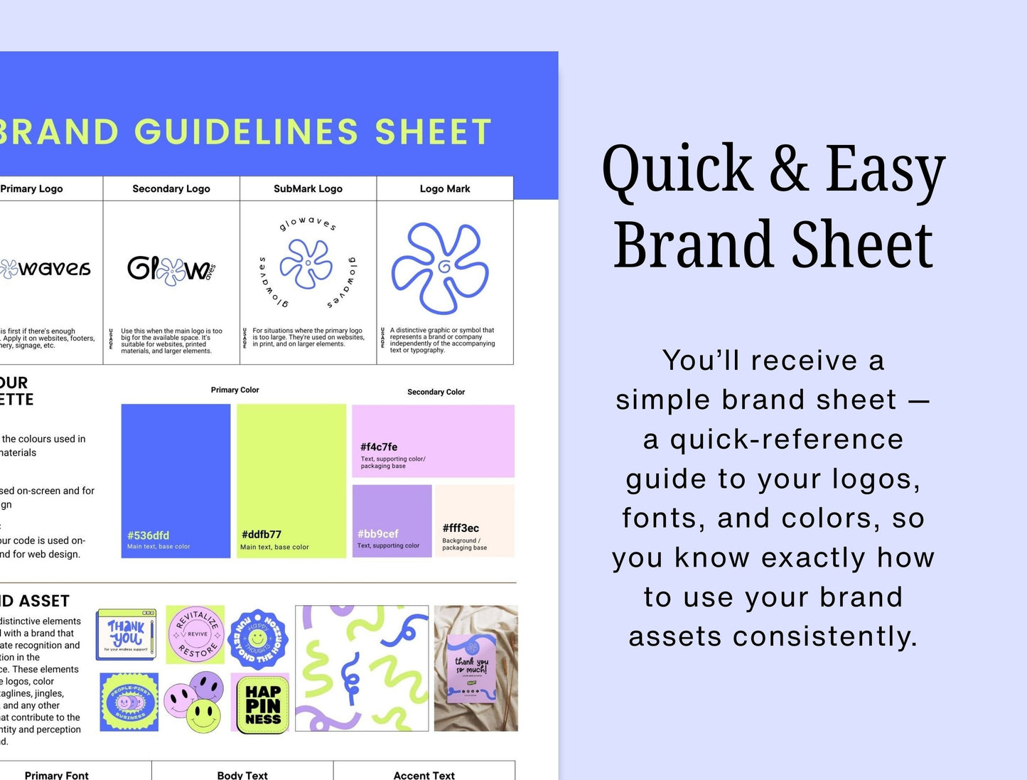 Branding Kit Glowaves Canva Templates Fashion Coach Etsy Kit Blue Green Theme