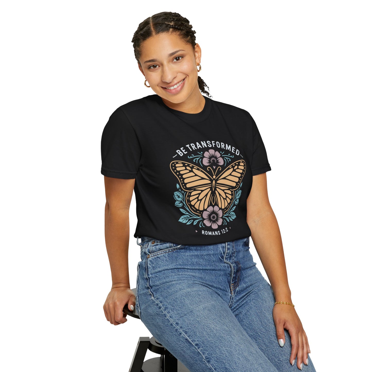Be transformed Unisex Garment-Dyed T-Shirt - Casual Vintage Style for Everyday Wear