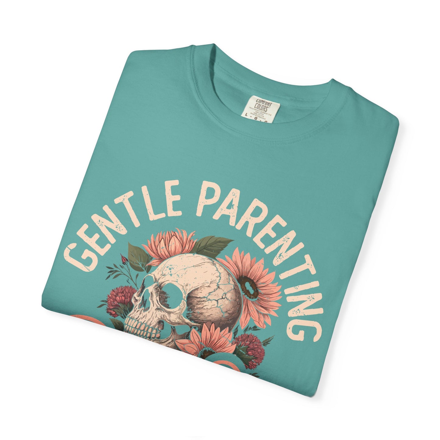 Gentle Parenting Drop out Funny Unisex Garment-Dyed T-Shirt - Casual Vintage Style for Everyday Wear