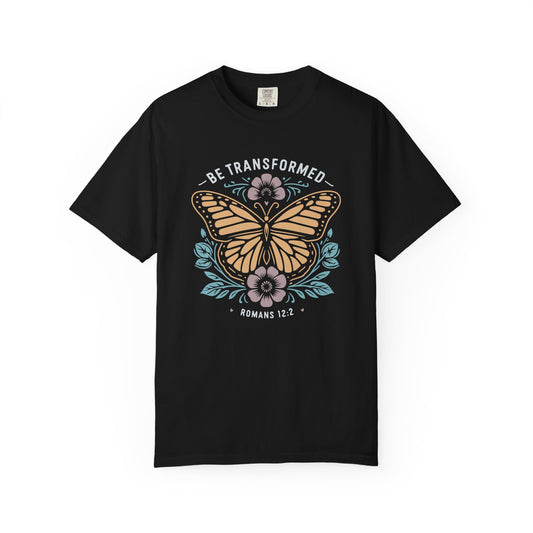 Be transformed Unisex Garment-Dyed T-Shirt - Casual Vintage Style for Everyday Wear