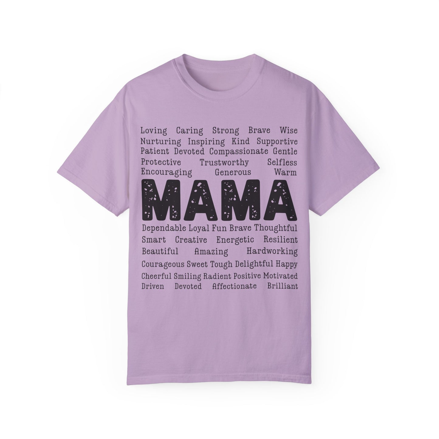 Mama Unisex Garment-Dyed T-Shirt - Casual Vintage Style for Everyday Wear