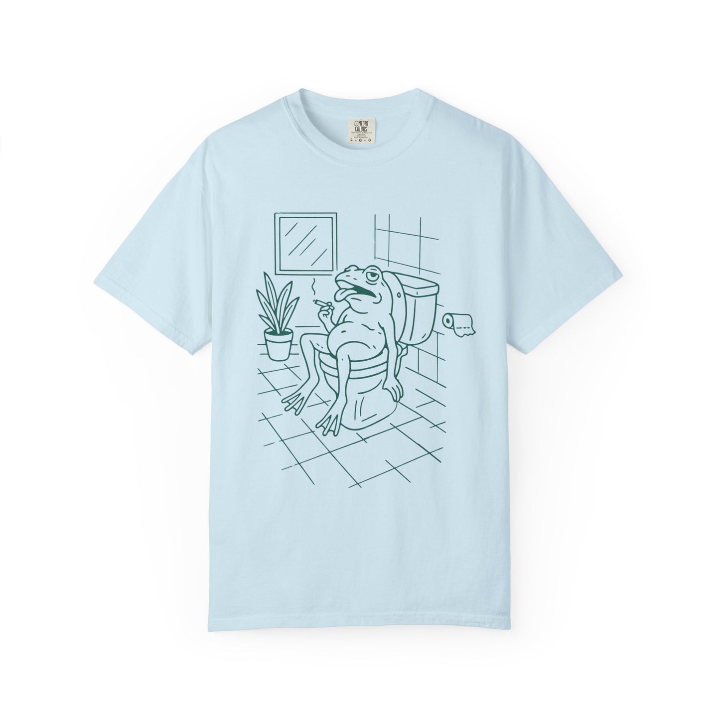 Funny dang frog Unisex Garment-Dyed T-Shirt - Casual Vintage Style for Everyday Wear