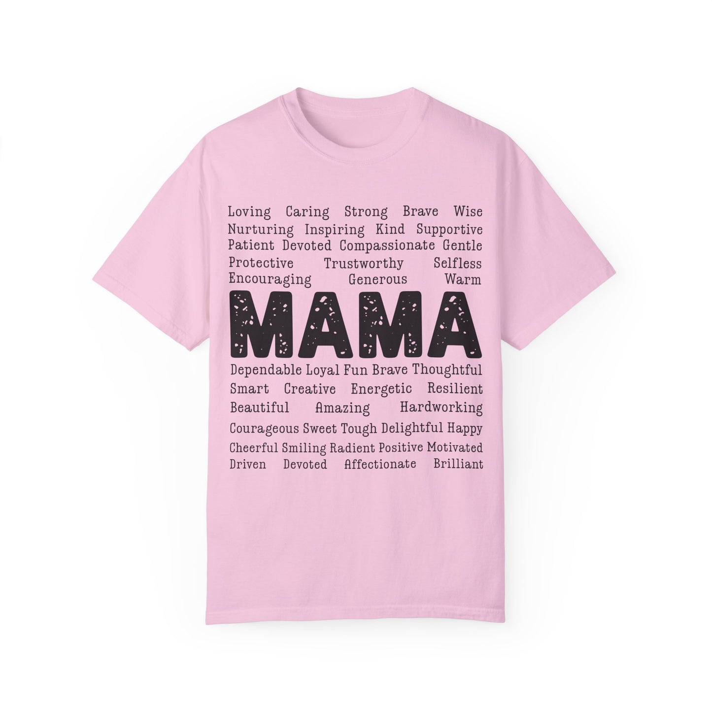 Mama Unisex Garment-Dyed T-Shirt - Casual Vintage Style for Everyday Wear