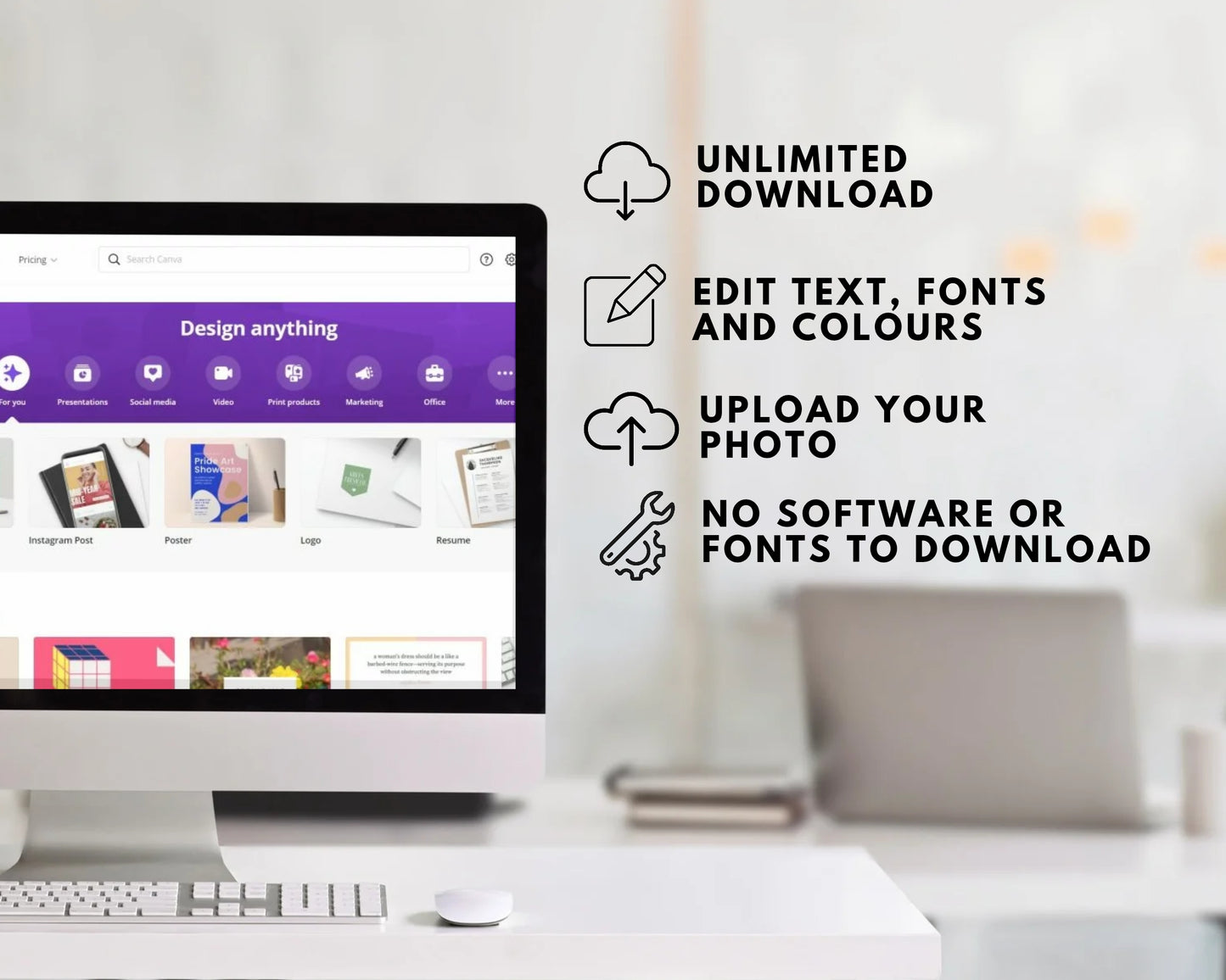 Photography Pricing Guide, Wedding Photography Price List, Edit in Canva - PDP20