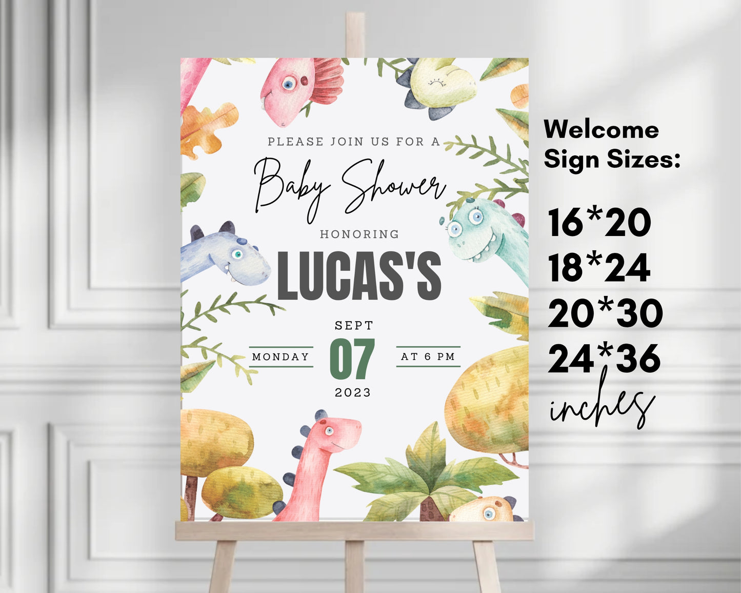 Baby Shower Birthday Party Invitation BSDWS82