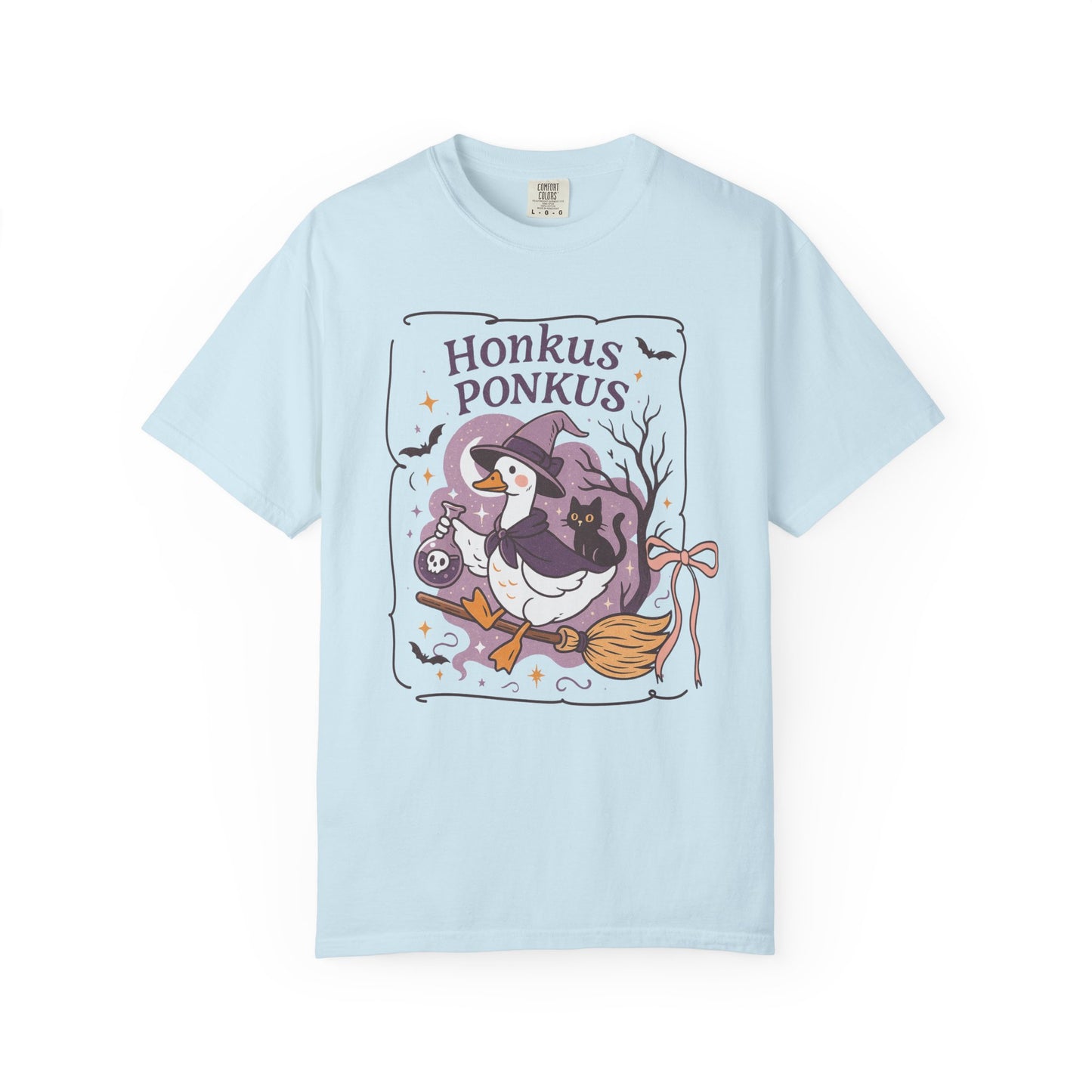 Honkus Ponkus Halloween Unisex Garment-Dyed T-Shirt - Casual Vintage Style for Everyday Wear