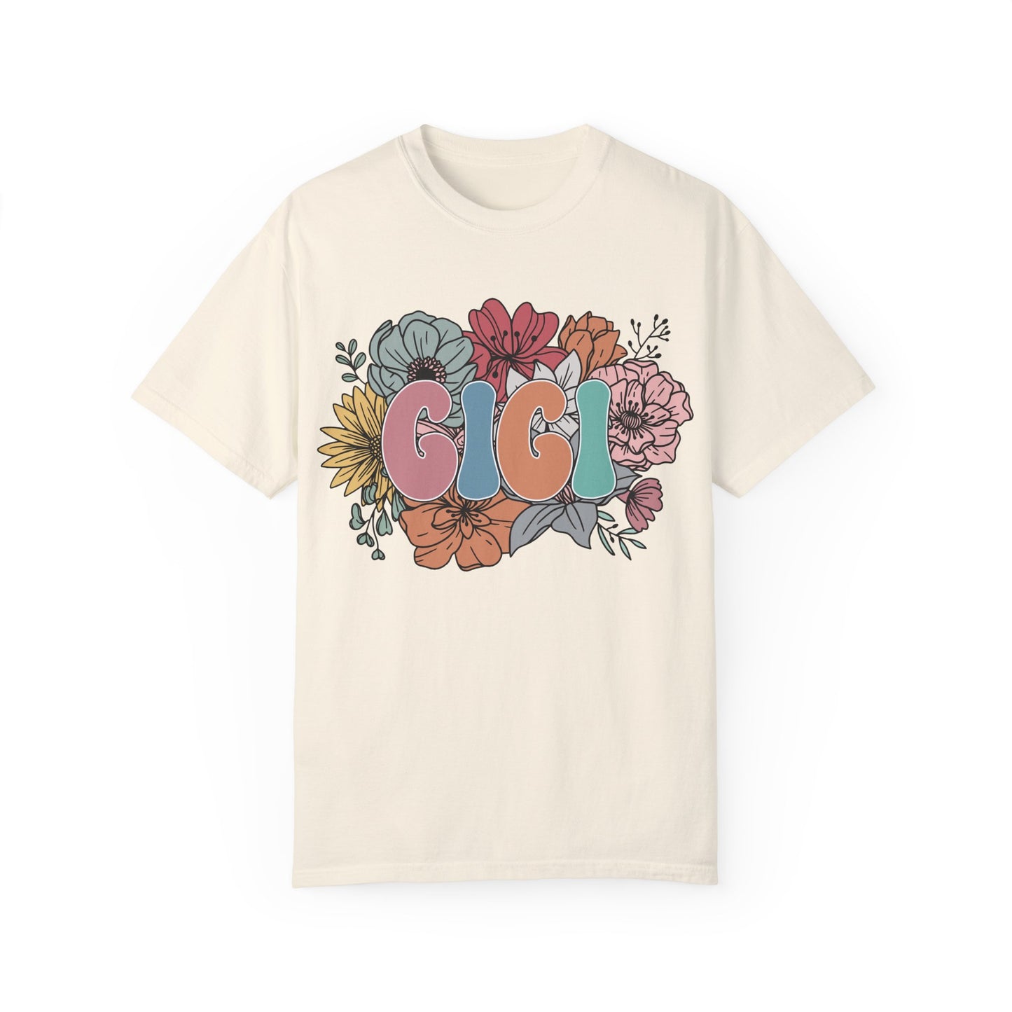 Gigi Unisex Garment-Dyed T-Shirt - Casual Vintage Style for Everyday Wear