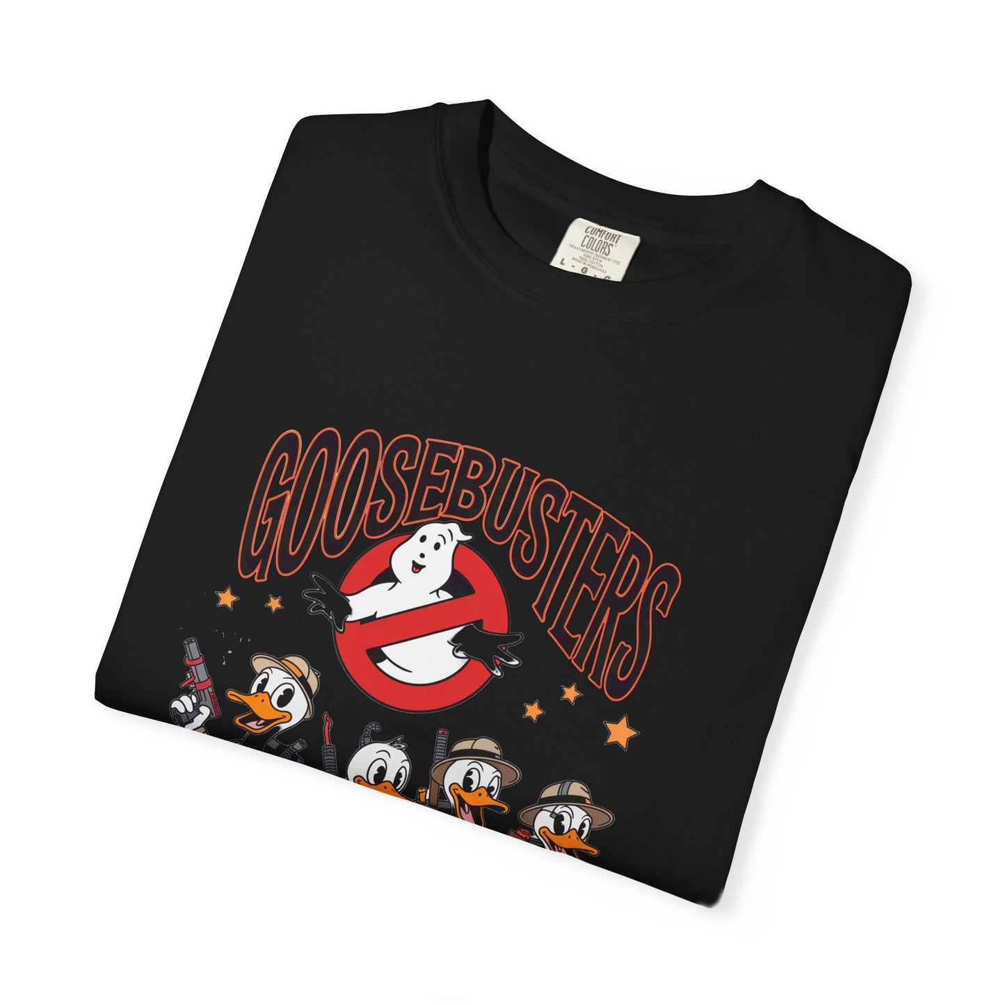 Ghost busters silly goose Halloween Unisex Garment-Dyed T-Shirt - Casual Vintage Style for Everyday Wear