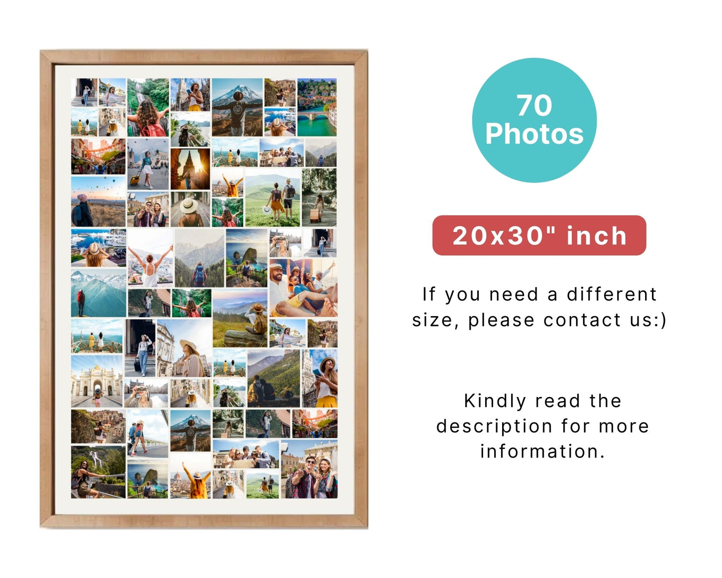 EDITABLE 70+ Photo Collage, Welcome Sign, Poster Sign, Canva, DIGITAL