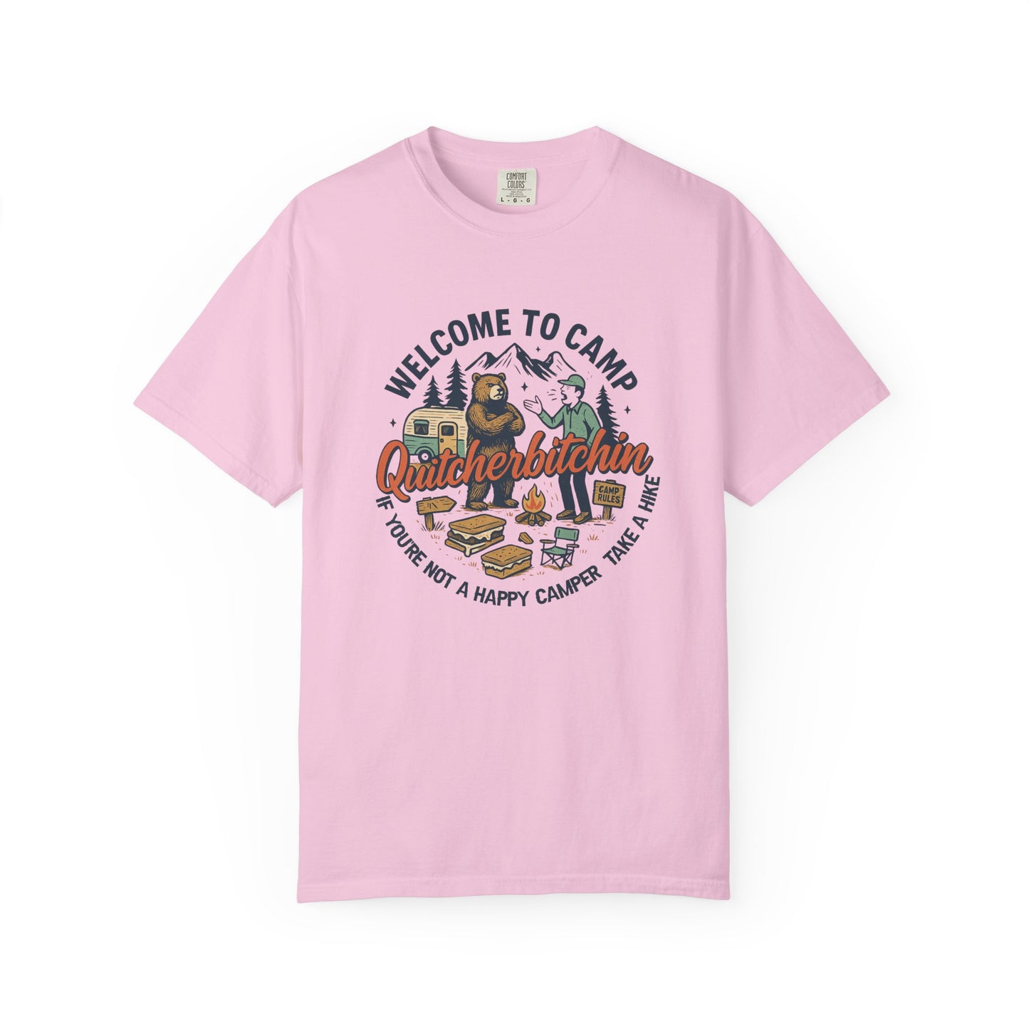 Quit bitchin Funny Unisex Garment-Dyed T-Shirt - Casual Vintage Style for Everyday Wear