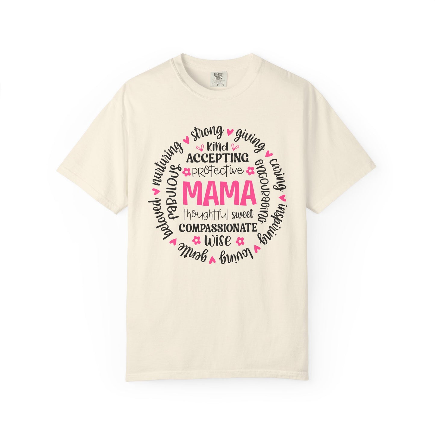 Mama Unisex Garment-Dyed T-Shirt - Casual Vintage Style for Everyday Wear