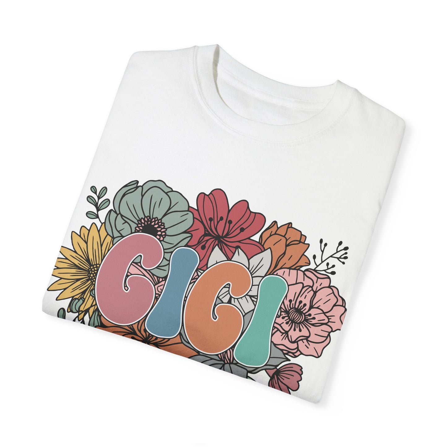 Gigi Unisex Garment-Dyed T-Shirt - Casual Vintage Style for Everyday Wear