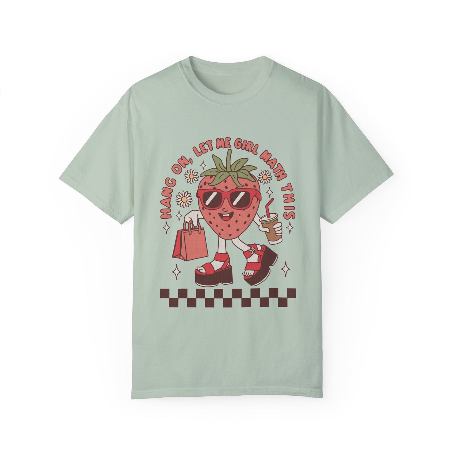 Hang on Let me hang math this Unisex Garment-Dyed T-Shirt - Casual Vintage Style for Everyday Wear