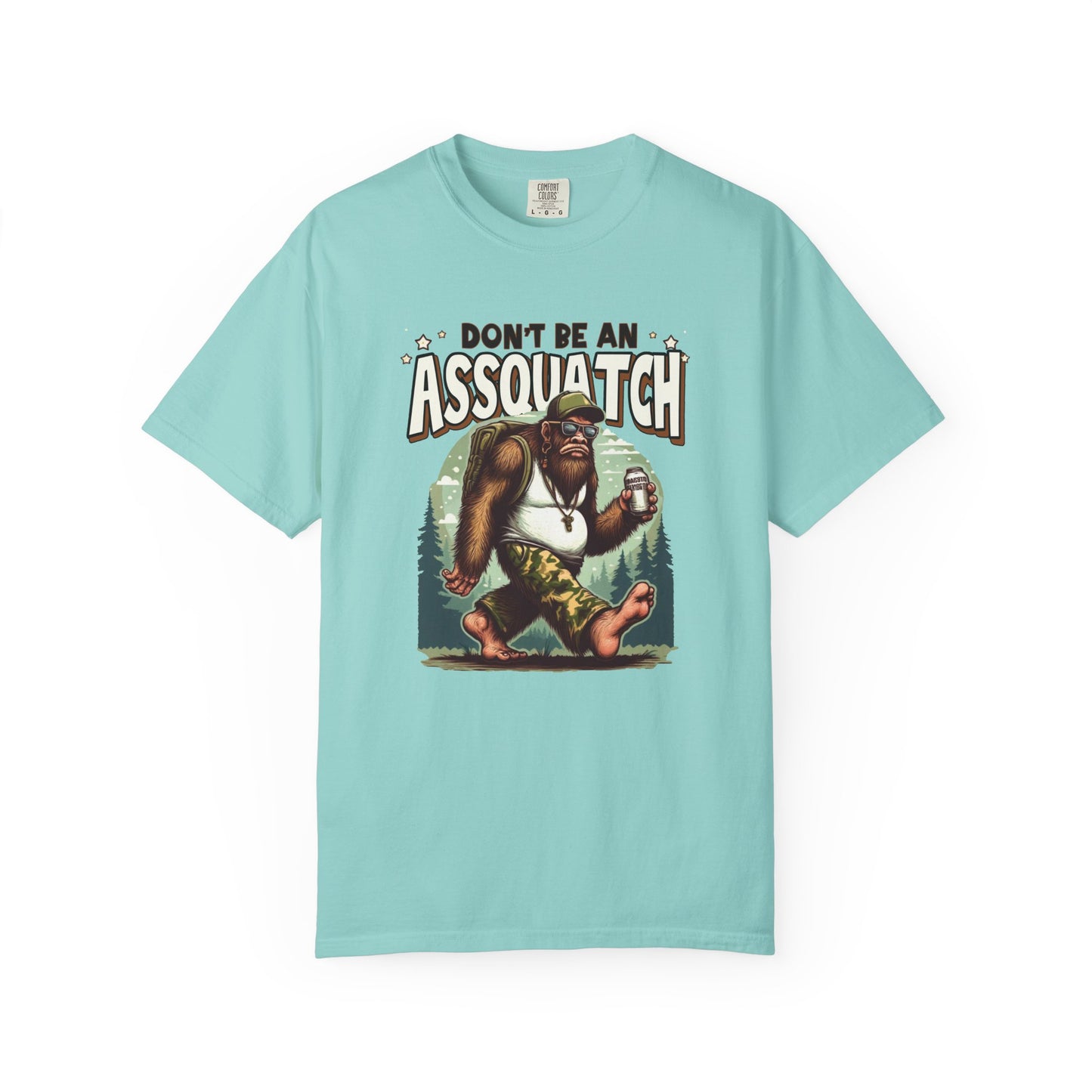 Don't be an assquatch Unisex Garment-Dyed T-Shirt - Casual Vintage Style for Everyday Wear