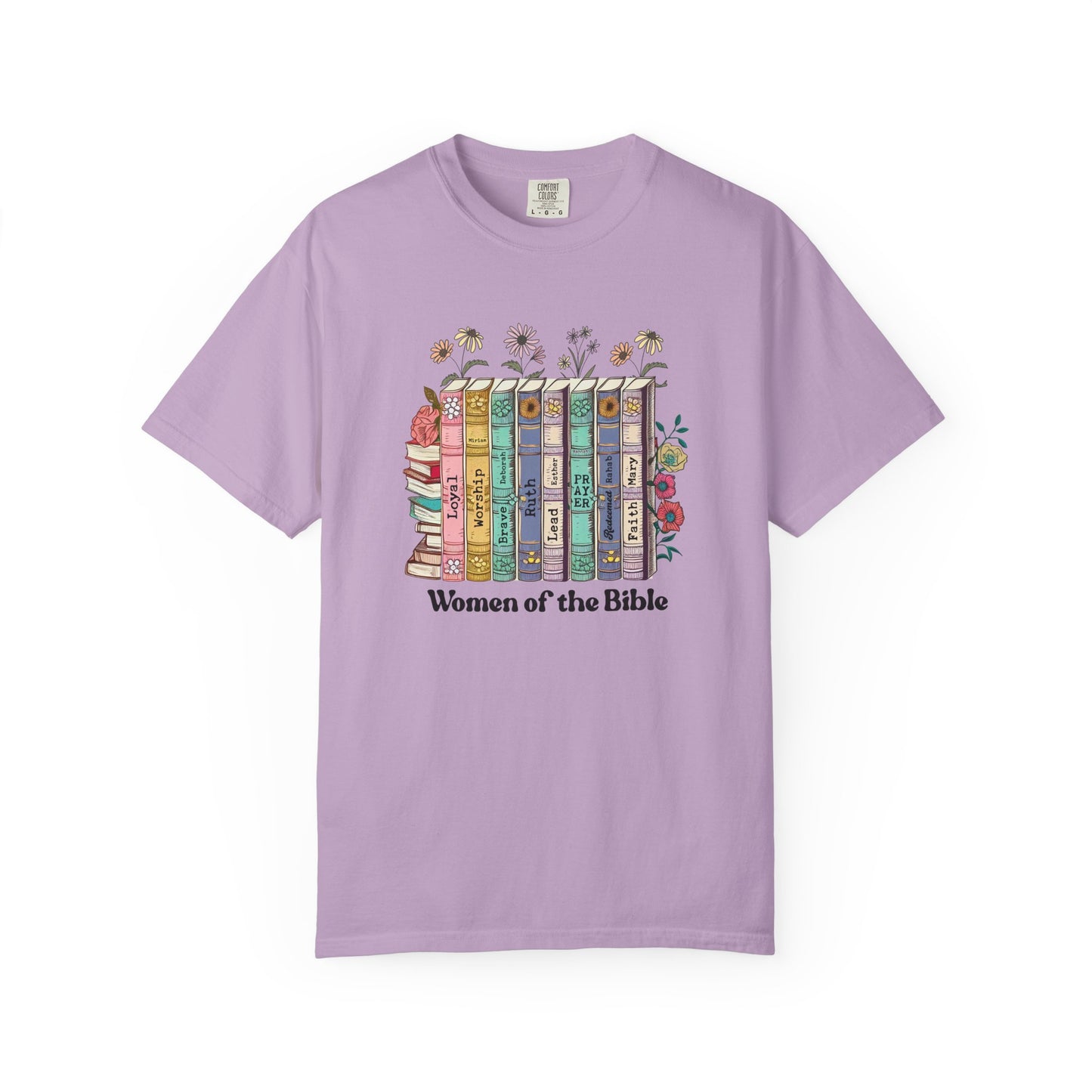 Women of the Bible Unisex Garment-Dyed T-Shirt - Casual Vintage Style for Everyday Wear