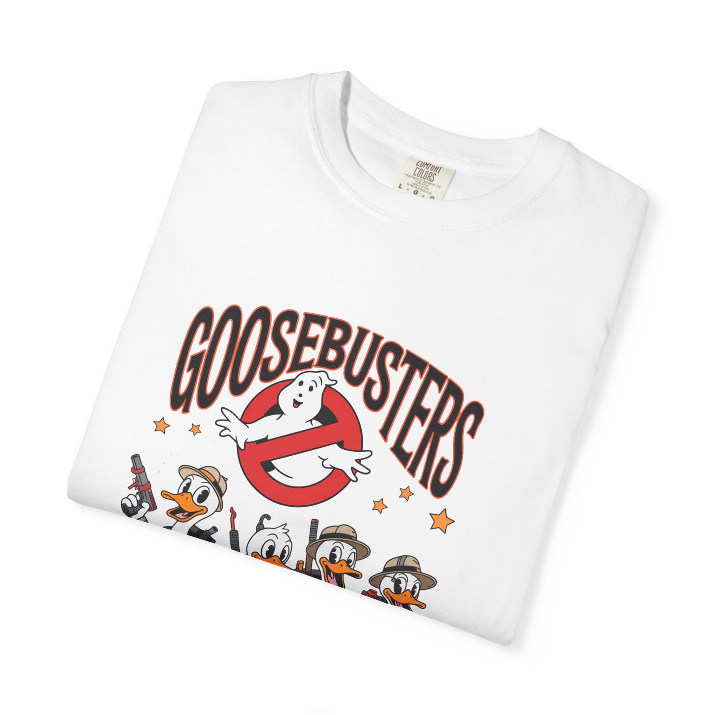 Ghost busters silly goose Halloween Unisex Garment-Dyed T-Shirt - Casual Vintage Style for Everyday Wear