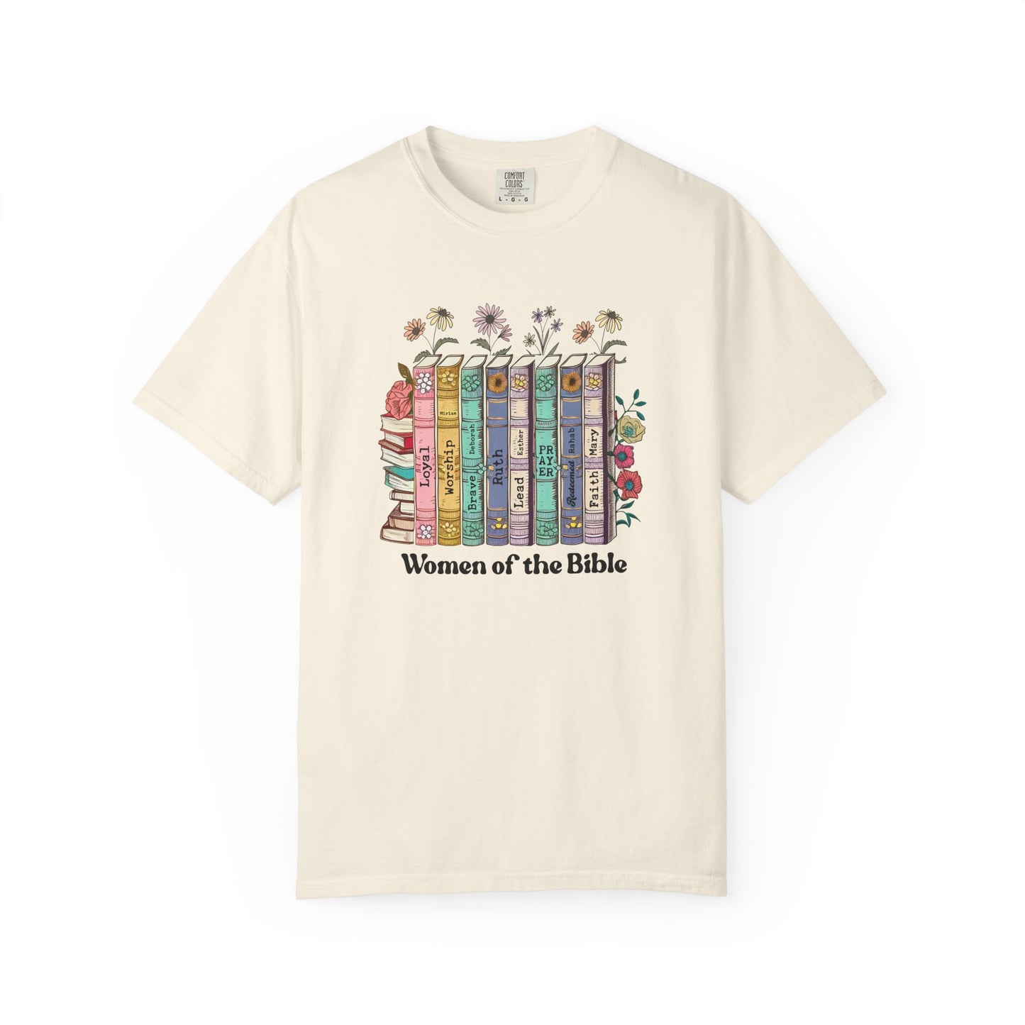 Women of the Bible Unisex Garment-Dyed T-Shirt - Casual Vintage Style for Everyday Wear