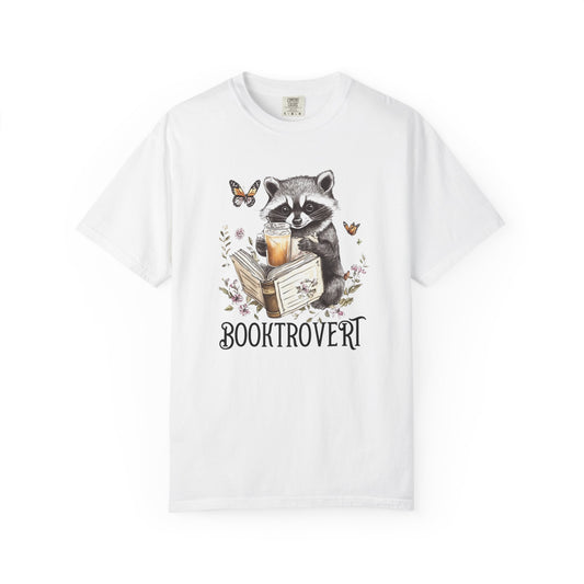 Booktrovert Unisex Garment-Dyed T-Shirt - Casual Vintage Style for Everyday Wear