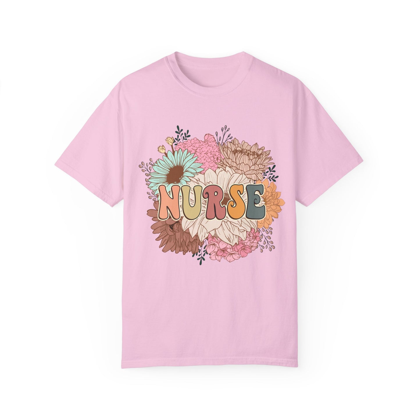 Nurse Retro Unisex Garment-Dyed T-Shirt - Casual Vintage Style for Everyday Wear