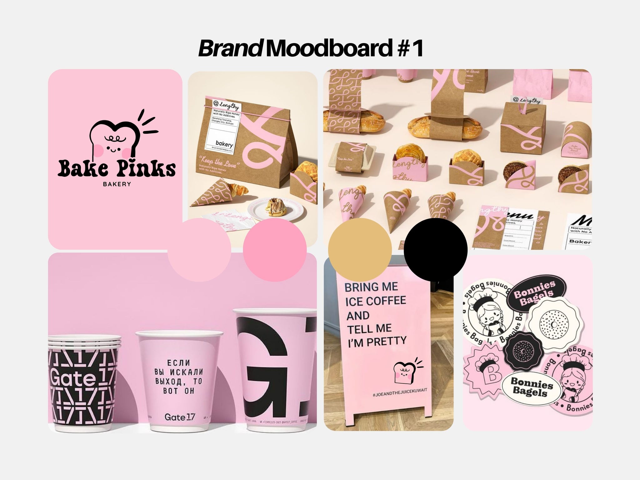 Custom Food Cafe Bakery Branding & Logo Design: Unique Business Identity