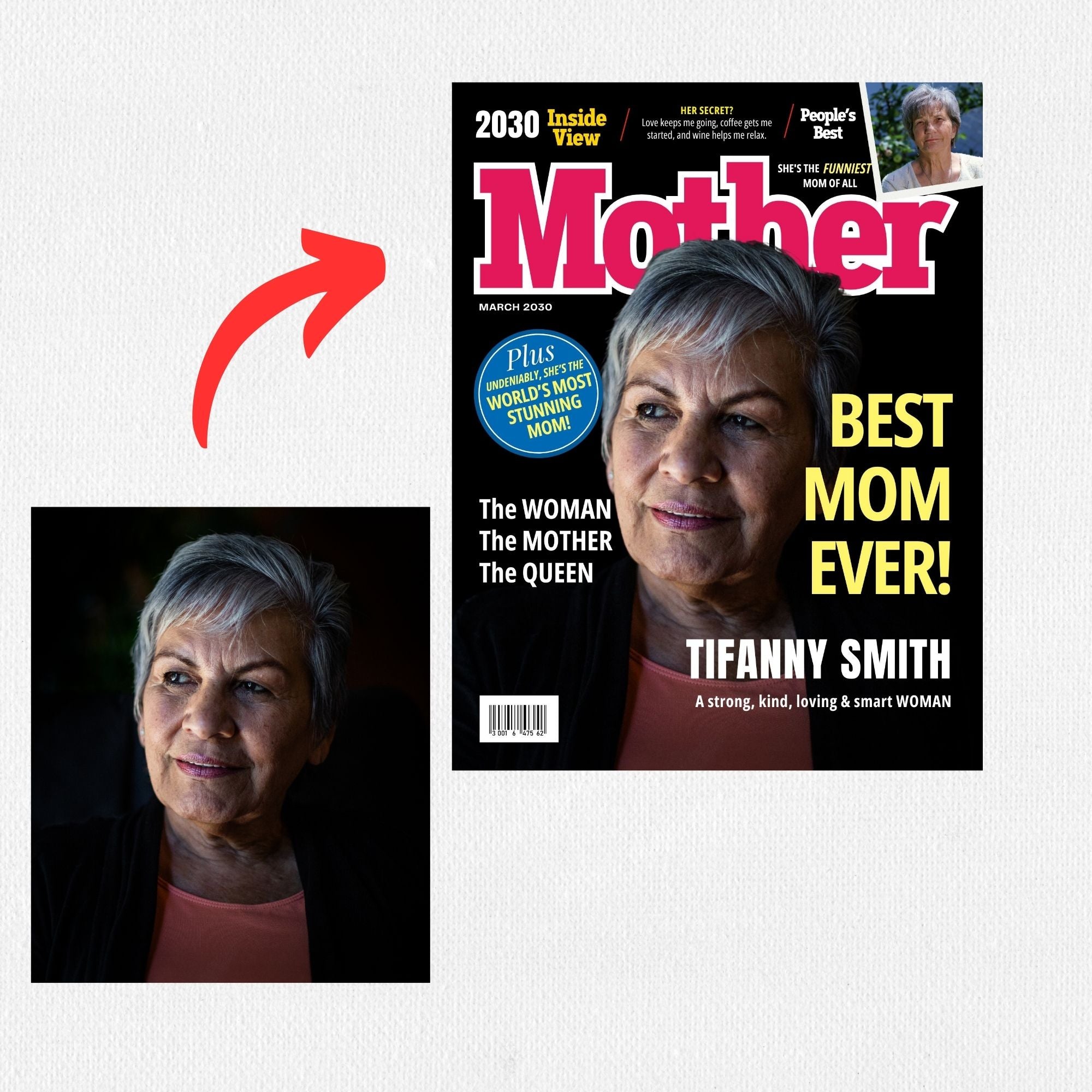 Custom People Magazine Mother Cover Poster