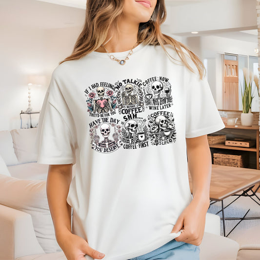 Funny Skeleton Unisex Comfort garment-dyed heavyweight t-shirt