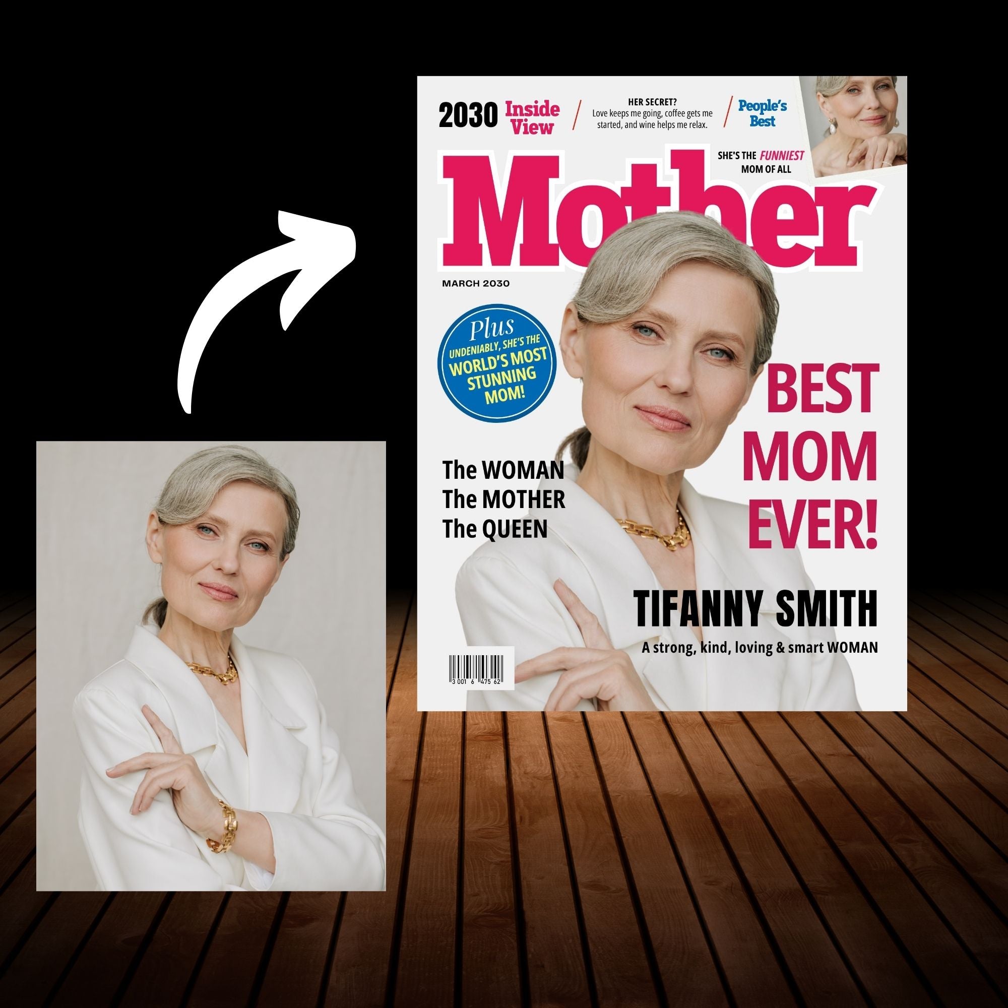 Custom People Magazine Mother Cover Poster